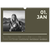 A3 Photo Calendar — Contemporary bold [January]