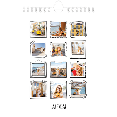 A5 Photo Calendar — Scrapbook snapshots [cover]
