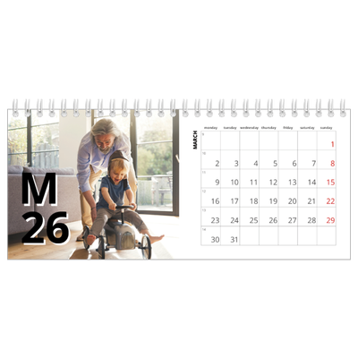 Desk calendars — Letter style [March]