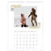 A3 photo calendars — Couple type [January]