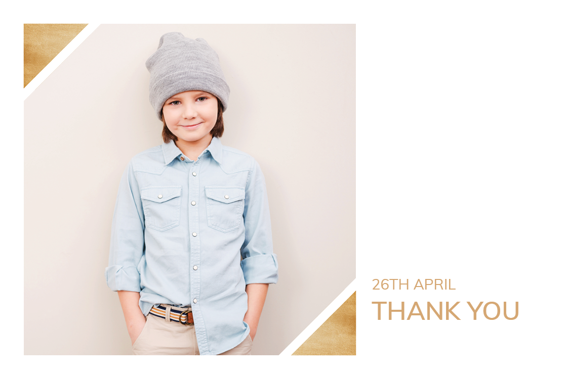 Thank you cards — Minimal mosaic