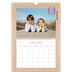 A3 photo calendars — Pops of red [January]