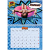 A4 Double Photo Calendar — Comic book [February]