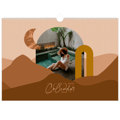 A3 Photo Calendar — Neutral mountains [cover]