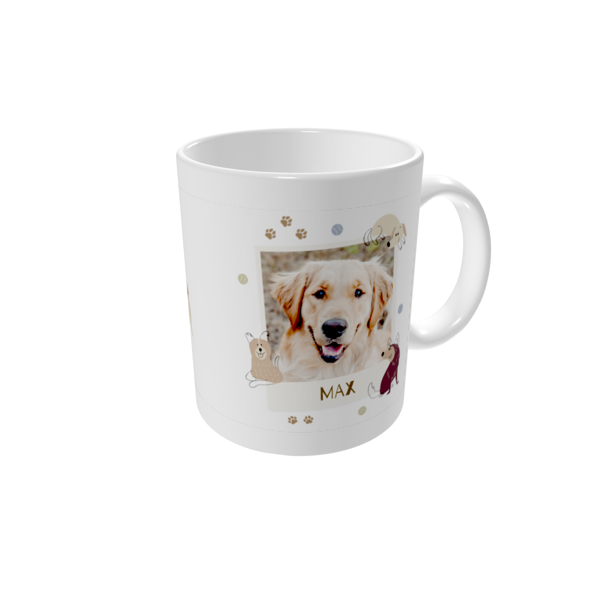 Personalised mugs — Playful puppy