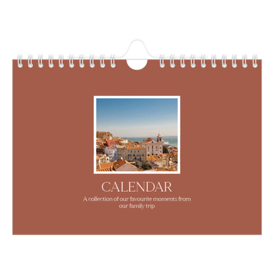 A5 Landscape Photo Calendar — Classic colours [cover]