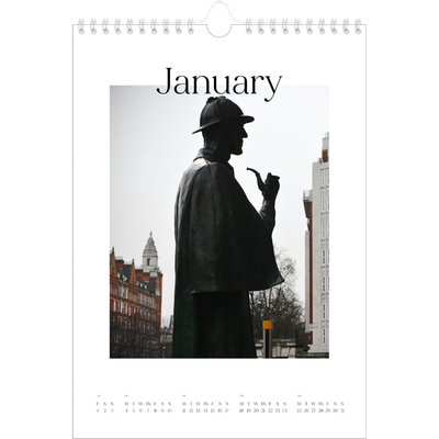 A4 Photo Calendar — My travelogue [January]