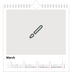 Square calendars  — Design your own product [March]