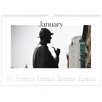 A3 Photo Calendar — My travelogue [January]