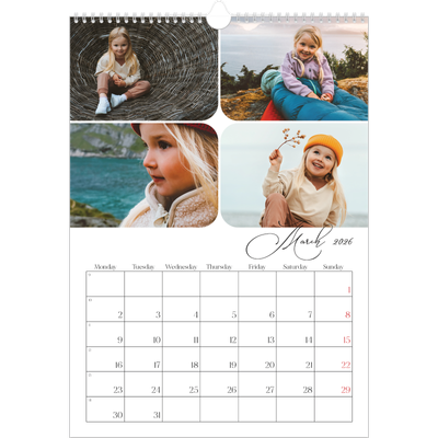 A3 photo calendars — Snapshots and script [March]