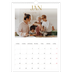 A3 photo calendars — Big gold text [January]