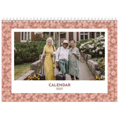 A4 Double Photo Calendar — Full bloom [cover]