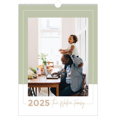 A3 Family Planner — Earthy frames Planner - Family of 3 [cover]