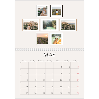 A4 Double Photo Calendar — Wall photo gallery [cover]