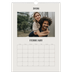 A3 photo calendars — Simple ivory [February]