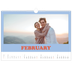 A3 Photo Calendar — Retro frames [February]