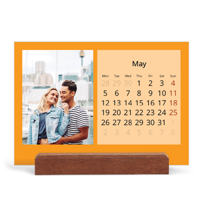 Easel Desk Calendar Landscape  — Colour my world [cover]