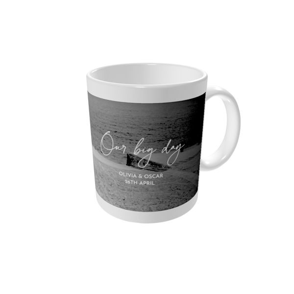 Personalised mugs — Elegant script