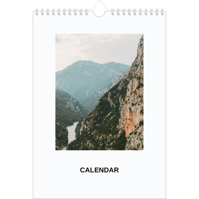 A4 Photo Calendar — Simple photo [cover]