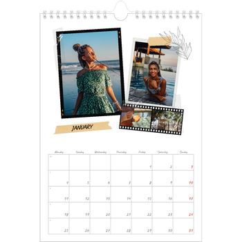 A4 Photo Calendar — Scrapbook flair