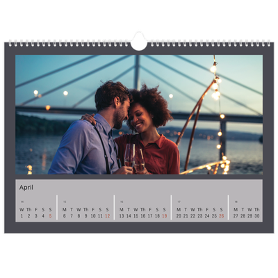 A3 Photo Calendar — Colour my world [April]