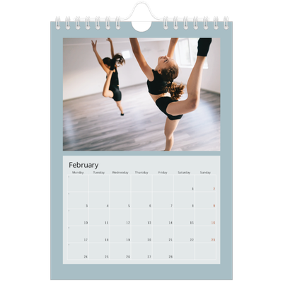 A5 Photo Calendar — Neo Scandi [February]