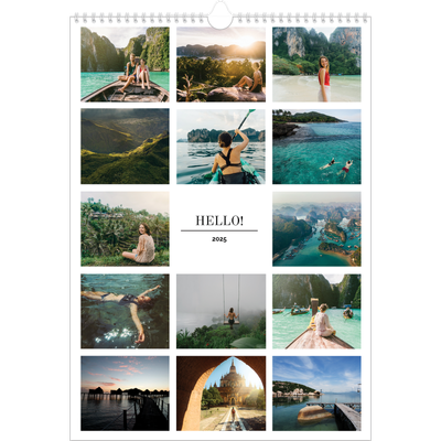 A3 photo calendars — Picture grid [cover]