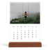 Easel Desk Calendar Portrait  — Simple serif [April]