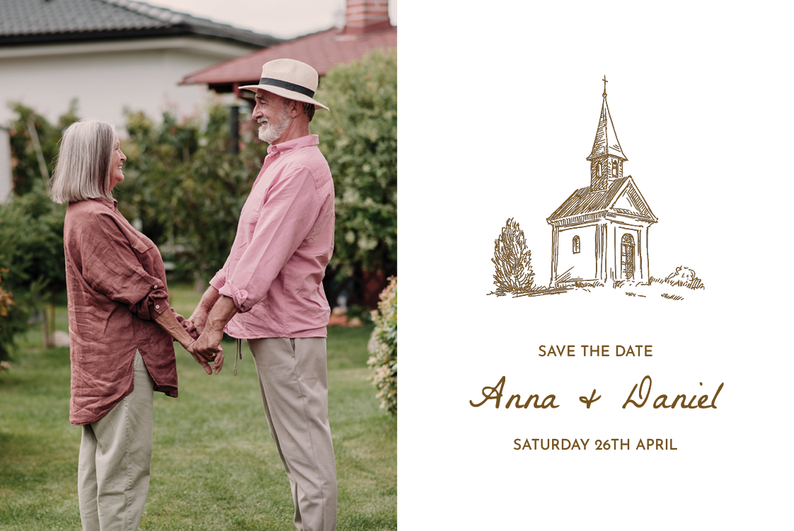 Save the date — Wedding sketches
