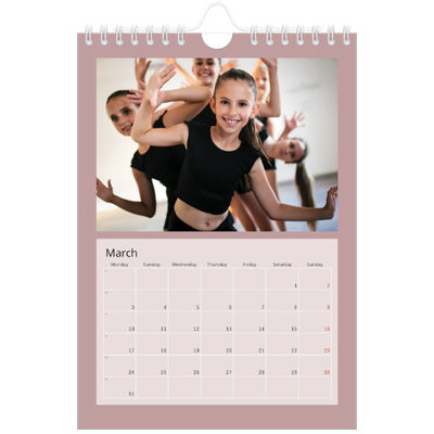 A5 Photo Calendar — Neo Scandi [March]