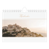 A5 Landscape Photo Calendar — Gold script banner [cover]