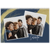 A4 Double Photo Calendar — Gold brush backgrounds [cover]