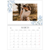A4 Double Photo Calendar — Elegant floral [March]