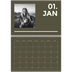 A4 Double Photo Calendar — Contemporary bold [January]
