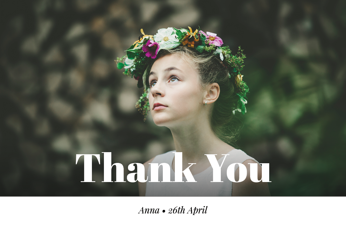 Thank you cards — Make a statement