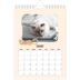 A5 Photo Calendar — Cat paws and doodles [January]