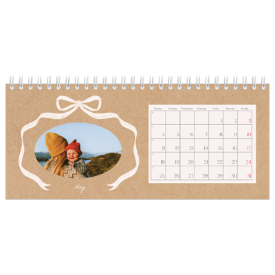 Desk calendars — Kraft and bow [cover]