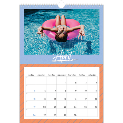 A3 photo calendars — Colour and pattern [April]