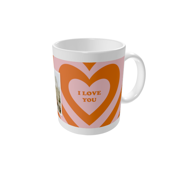 Personalised mugs — Retro heart