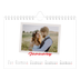 A5 Landscape Photo Calendar — Signed in crimson [January]