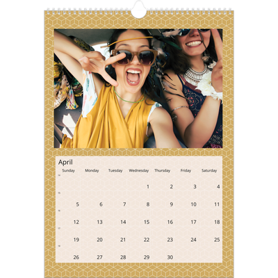 A3 photo calendars — Geometric [April]