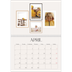 A4 Double Photo Calendar — Wall photo gallery [April]