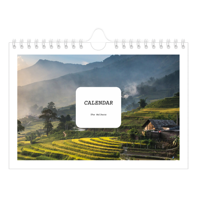 A5 Landscape Photo Calendar — Full story [cover]
