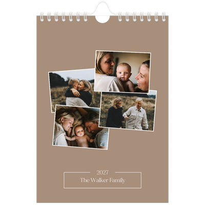 A5 Photo Calendar — Crafted memories [cover]