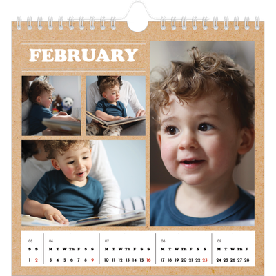 Square calendars  — This year’s editorial [February]