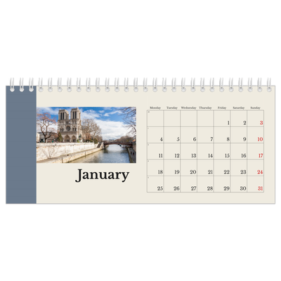 Desk calendars — Sights of the world [January]