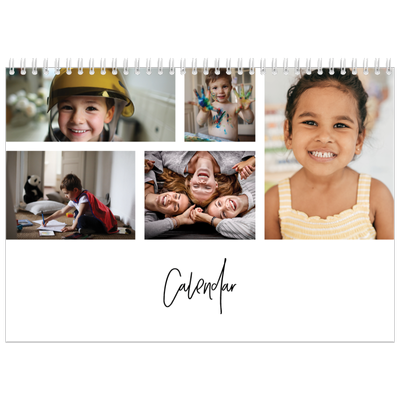 A4 Double Photo Calendar — Photo arrangements [cover]