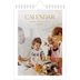 A5 Photo Calendar — Big gold text [cover]