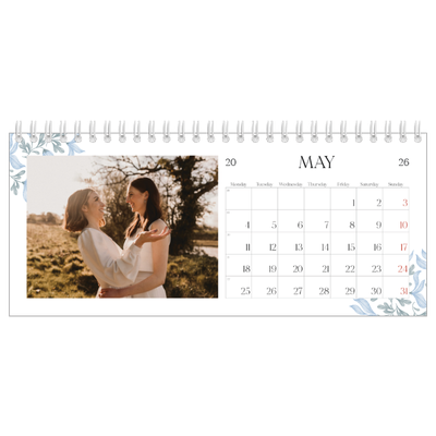 Desk calendars — Elegant floral [cover]
