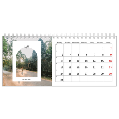 Desk calendars — The open arch [May]